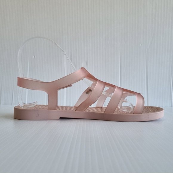 Melissa Sun Rodeo Light Pink Open Toe Jelly Sandals Size 9 - Picture 5 of 8